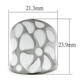 High polished (no plating) Stainless Steel Ring with No Stone