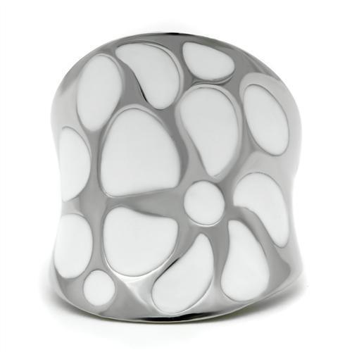 High polished (no plating) Stainless Steel Ring with No Stone