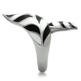 High polished (no plating) Stainless Steel Ring with No Stone