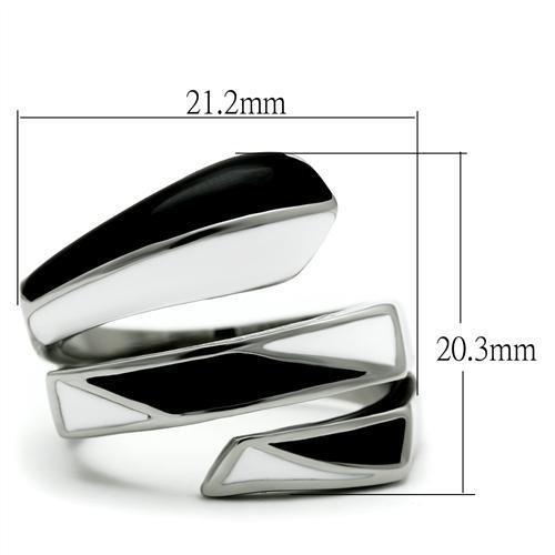 High polished (no plating) Stainless Steel Ring with No Stone