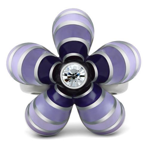 High polished (no plating) Stainless Steel Ring with No Stone