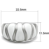 High polished (no plating) Stainless Steel Ring with No Stone