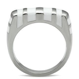 High polished (no plating) Stainless Steel Ring with No Stone