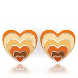 High polished (no plating) Stainless Steel Earrings with No Stone
