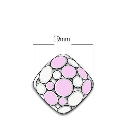 High polished (no plating) Stainless Steel Earrings with No Stone