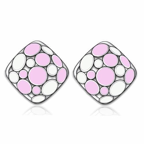 High polished (no plating) Stainless Steel Earrings with No Stone