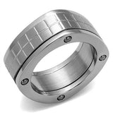 High polished (no plating) Stainless Steel Ring with No Stone