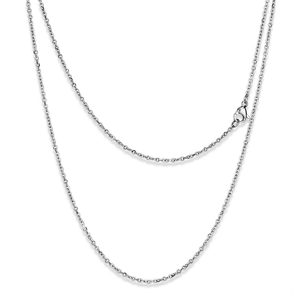 High polished (no plating) Stainless Steel Chain with No Stone