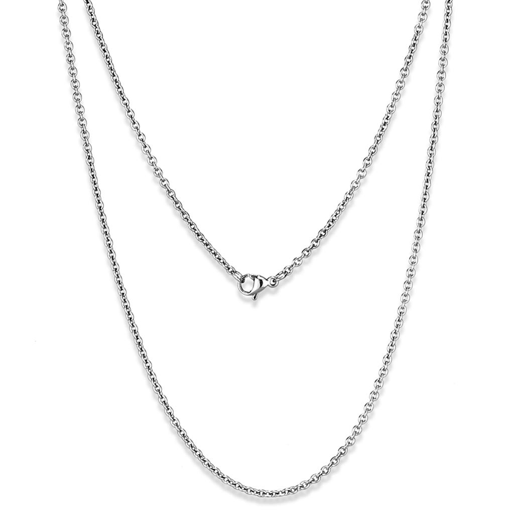 High polished (no plating) Stainless Steel Chain with No Stone