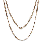 IP Rose Gold(Ion Plating) Stainless Steel Chain with No Stone