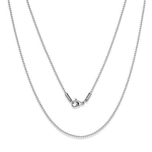 High polished (no plating) Stainless Steel Chain with No Stone