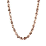 IP Rose Gold(Ion Plating) Stainless Steel Chain with No Stone