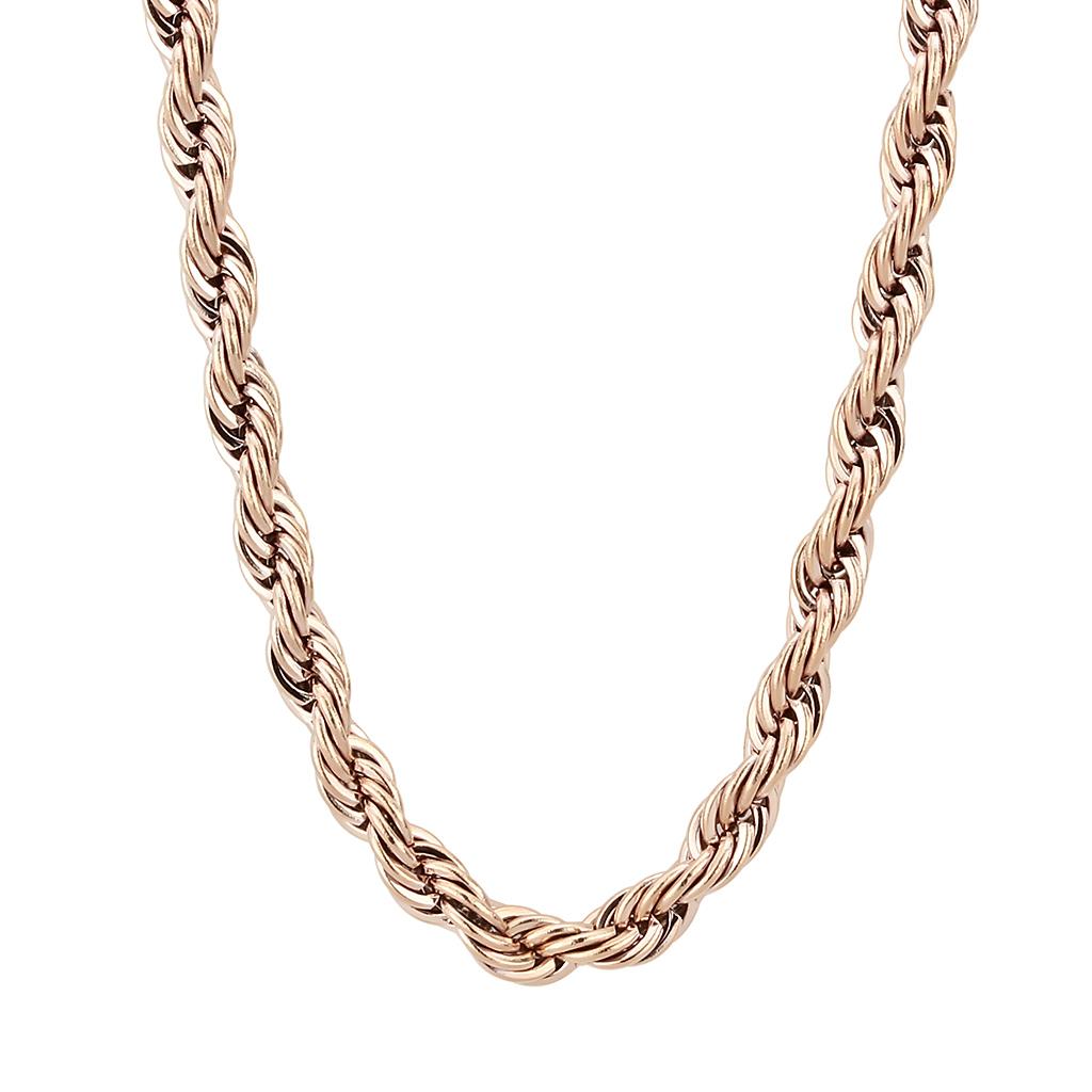 IP Rose Gold(Ion Plating) Stainless Steel Chain with No Stone