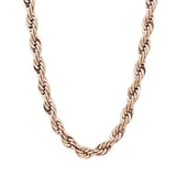 IP Rose Gold(Ion Plating) Stainless Steel Chain with No Stone