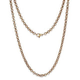 IP Rose Gold(Ion Plating) Stainless Steel Chain with No Stone