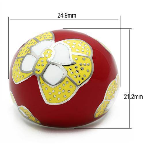 High polished (no plating) Stainless Steel Ring with No Stone