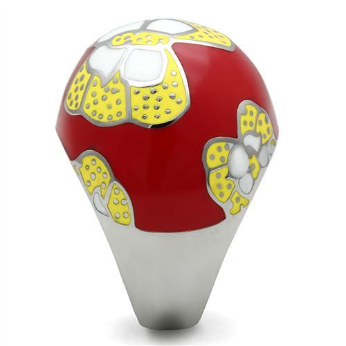 High polished (no plating) Stainless Steel Ring with No Stone