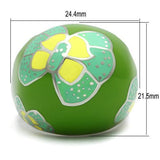 High polished (no plating) Stainless Steel Ring with No Stone