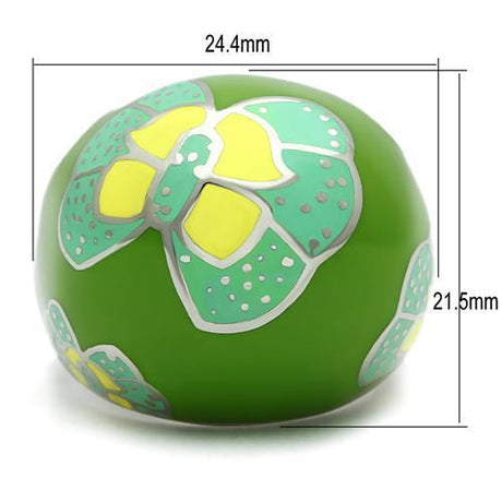 High polished (no plating) Stainless Steel Ring with No Stone