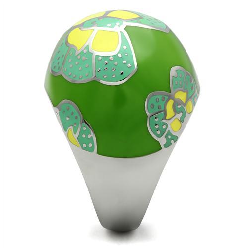 High polished (no plating) Stainless Steel Ring with No Stone