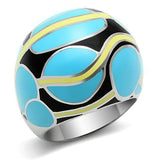 High polished (no plating) Stainless Steel Ring with No Stone