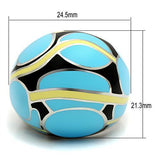 High polished (no plating) Stainless Steel Ring with No Stone