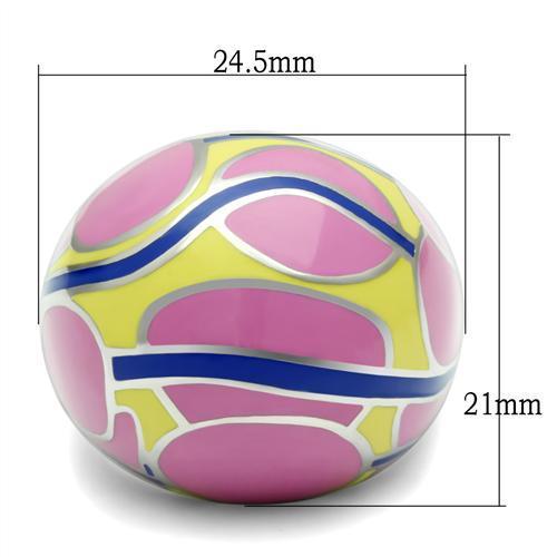 High polished (no plating) Stainless Steel Ring with No Stone