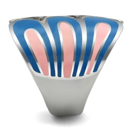 High polished (no plating) Stainless Steel Ring with No Stone