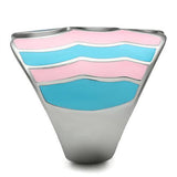 High polished (no plating) Stainless Steel Ring with No Stone