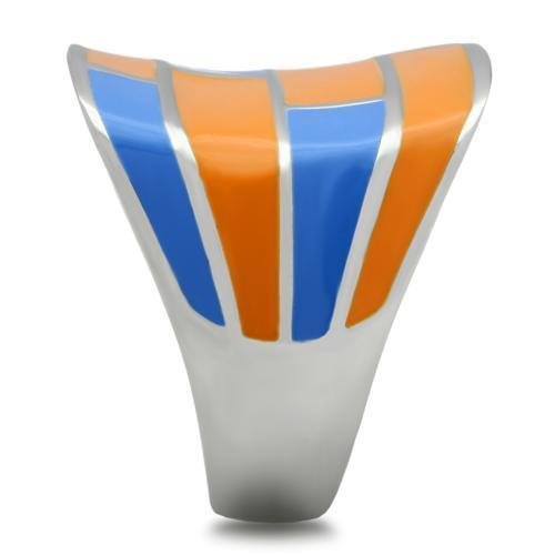 High polished (no plating) Stainless Steel Ring with No Stone