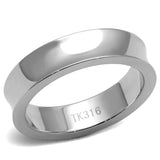 High polished (no plating) Stainless Steel Ring with No Stone