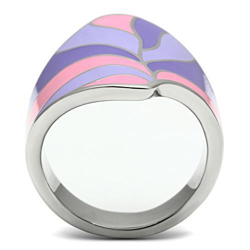 High polished (no plating) Stainless Steel Ring with No Stone