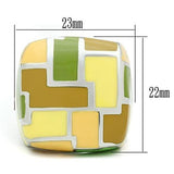 High polished (no plating) Stainless Steel Ring with No Stone