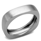 High polished (no plating) Stainless Steel Ring with No Stone
