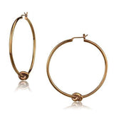 IP Coffee light Stainless Steel Earrings with No Stone