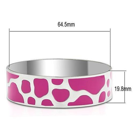 High polished (no plating) Stainless Steel Bangle with No Stone