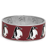High polished (no plating) Stainless Steel Bangle with No Stone