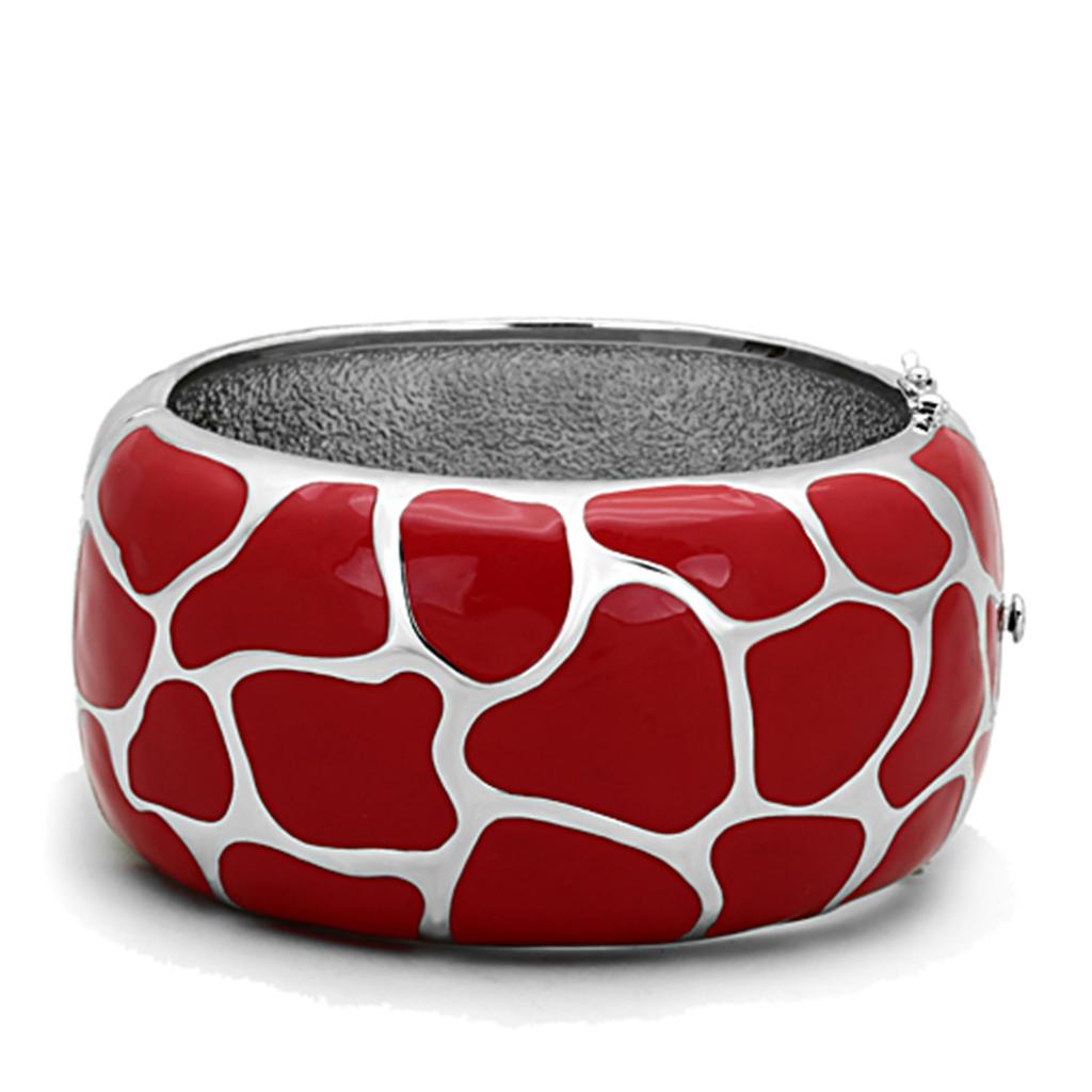 High polished (no plating) Stainless Steel Bangle with Epoxy  in Siam