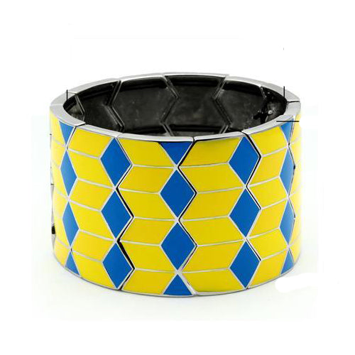 High polished (no plating) Stainless Steel Bracelet with No Stone
