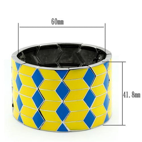 High polished (no plating) Stainless Steel Bracelet with No Stone