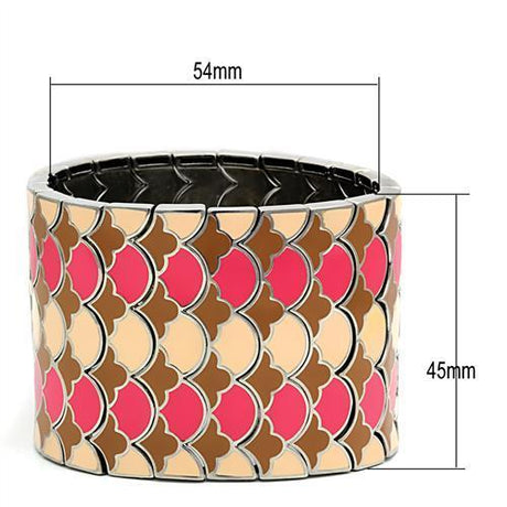 High polished (no plating) Stainless Steel Bracelet with No Stone