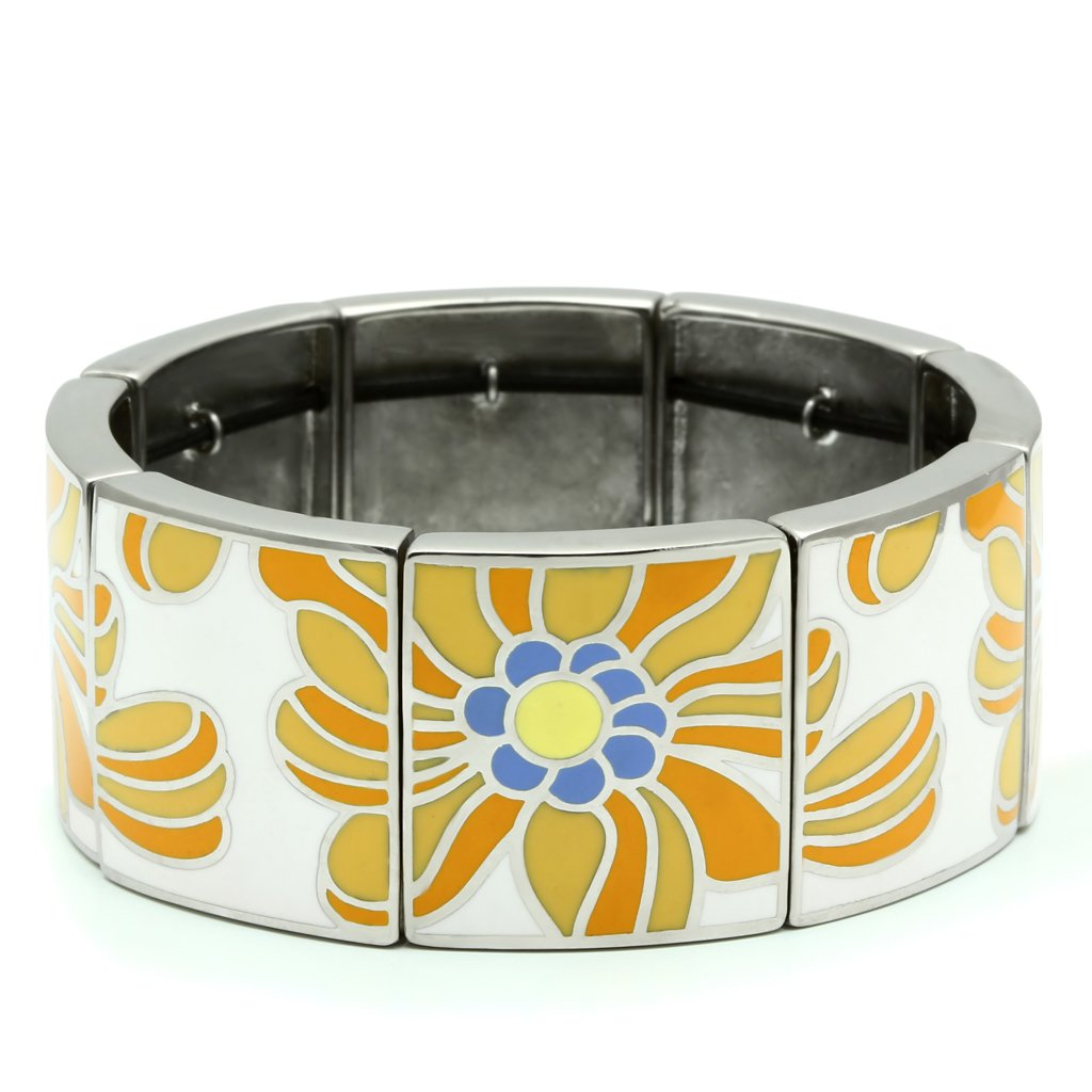 High polished (no plating) Stainless Steel Bracelet with No Stone