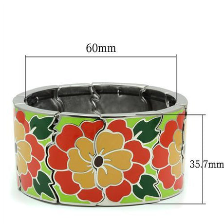 High polished (no plating) Stainless Steel Bracelet with No Stone