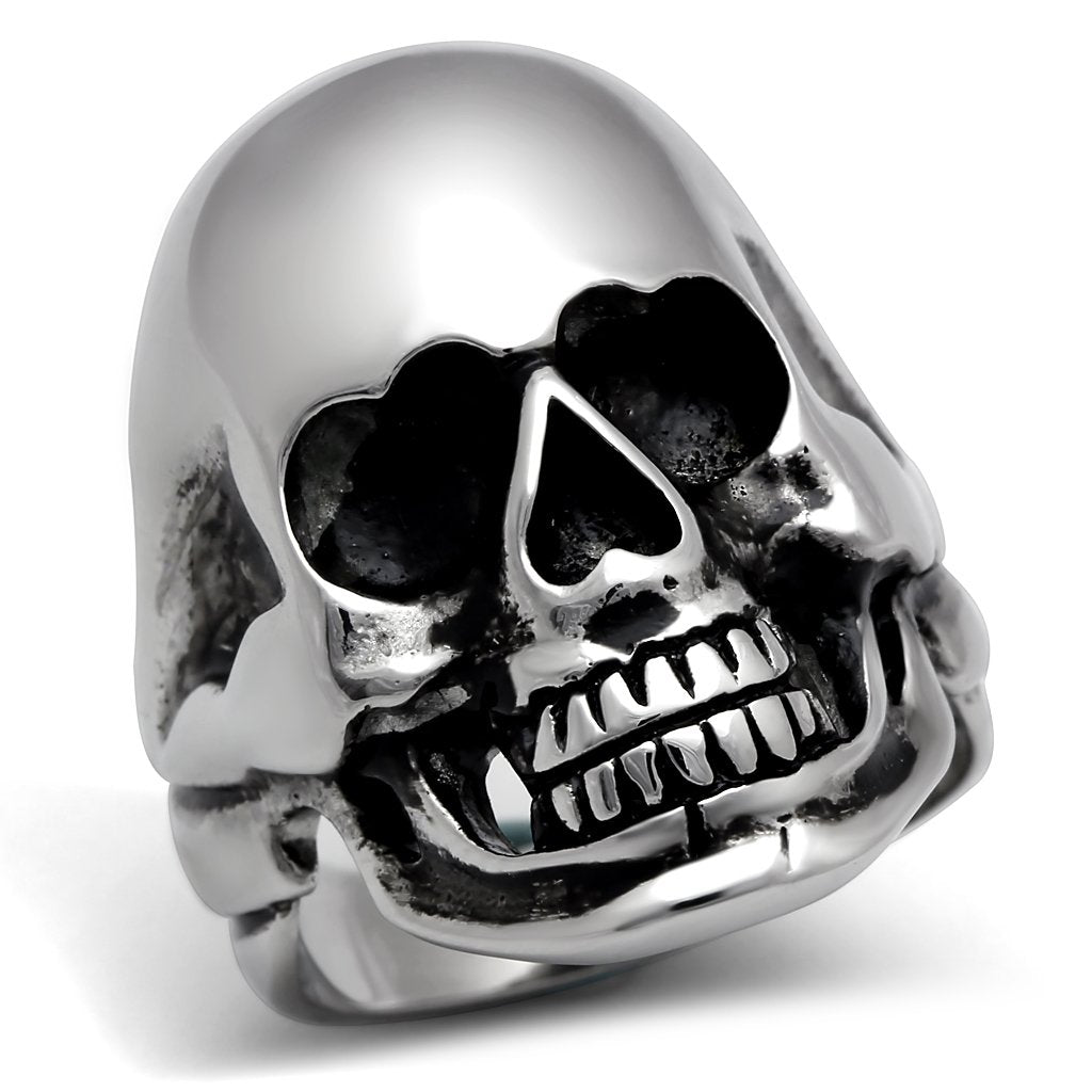 High polished (no plating) Stainless Steel Ring with No Stone