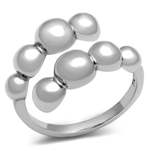 High polished (no plating) Stainless Steel Ring with No Stone
