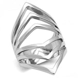 High polished (no plating) Stainless Steel Ring with No Stone