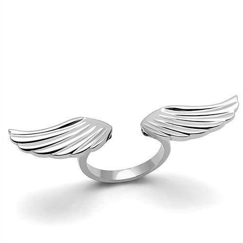 High polished (no plating) Stainless Steel Ring with No Stone