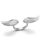 High polished (no plating) Stainless Steel Ring with No Stone