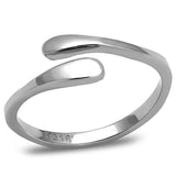 High polished (no plating) Stainless Steel Ring with No Stone