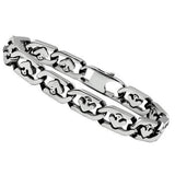 High polished (no plating) Stainless Steel Bracelet with No Stone